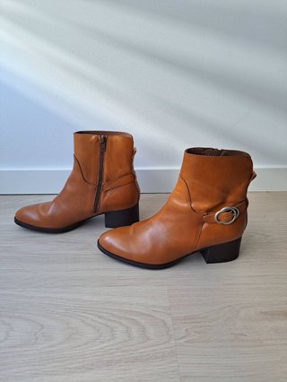 Botines de piel Wonders marrones