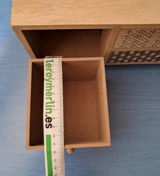 Cajoneras de madera con 3 cajones c/u
