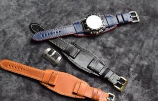 Correa de reloj Bund Cuff Cuero 18-26mm