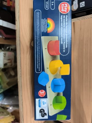 Puzle de Formas Geométricas de Madera Playtive
