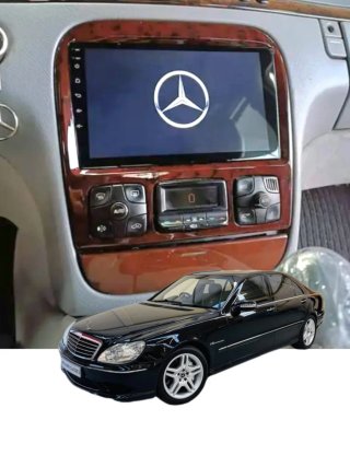Rádio Mercedes W220 Android + GPS + Carplay