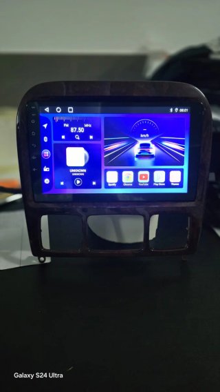 Rádio Mercedes W220 Android + GPS + Carplay