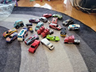 Lote de coches en miniatura