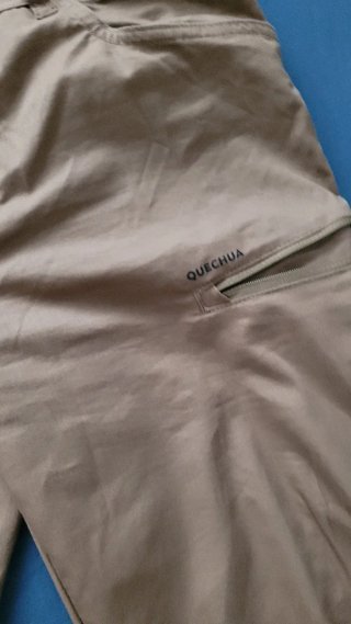 Pantalón montaña niño Quechua beige