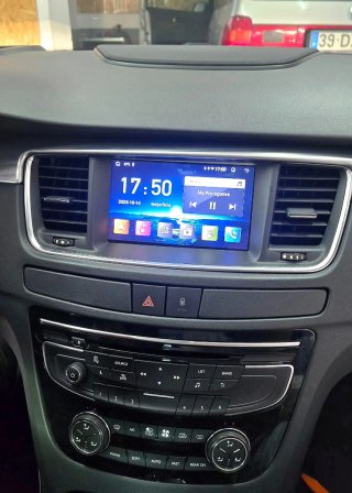 Rádio Android 4/64GB com GPS para Peugeot 508