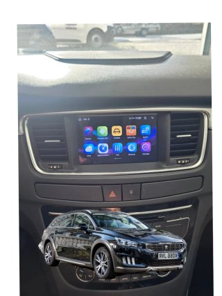 Rádio Android 4/64GB com GPS para Peugeot 508