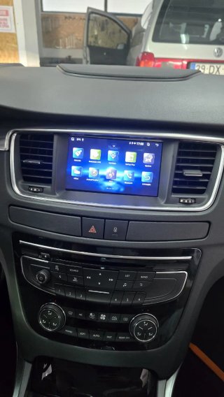 Rádio Android 4/64GB com GPS para Peugeot 508