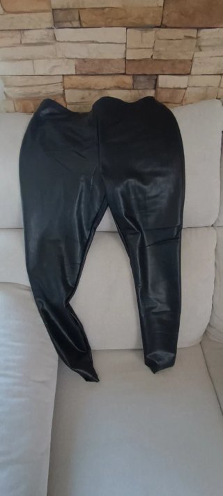 Leggings de Cuero con Forro Polar