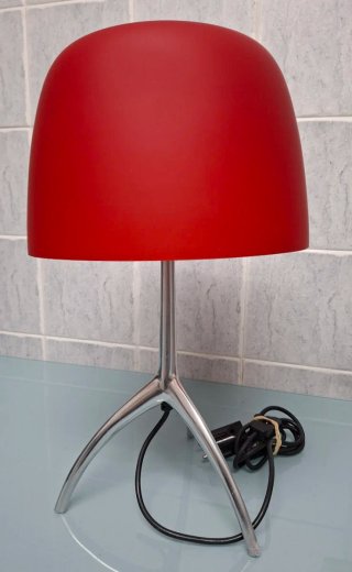 Lámpara Foscarini Roja y Plateada