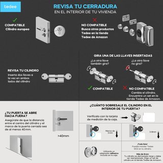 Cerradura Inteligente Tedee GO2 Alu