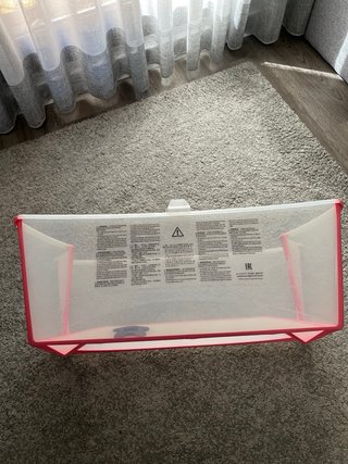 Bañera Stokke plegable + diadema baño