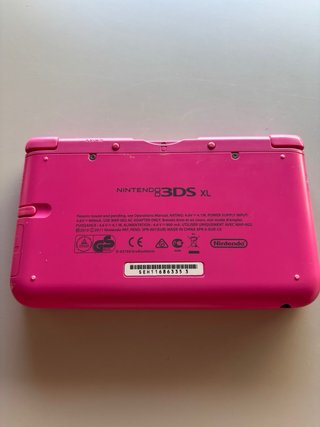 Nintendo 3DS XL Rosa + Cargador