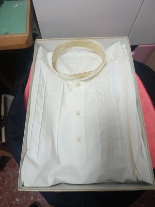 Camisa de Fallero Blanca Talla 43