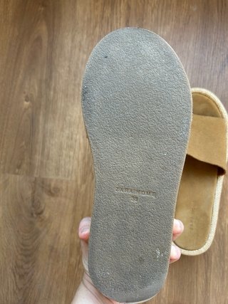 Sandalias Zara Home Beige/Marrón