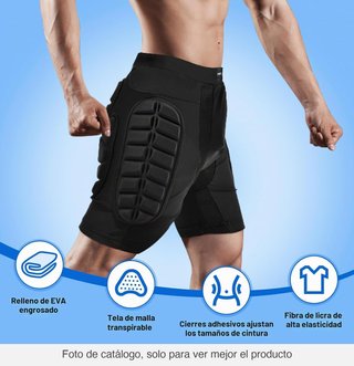 Shorts protección talla M snowboard esquí patines