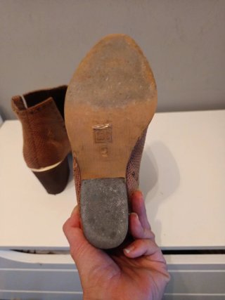 Botines tacón Zapashop piel serpiente