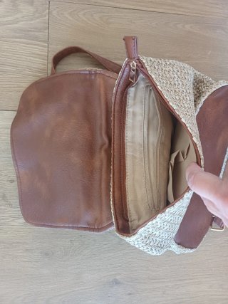 Mochila de Rafia Multicolor