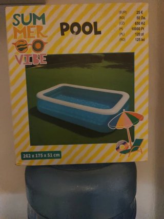 Piscina hinchable familiar 262x175x51cm