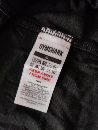 Camiseta Gymshark sin mangas gris Talla M
