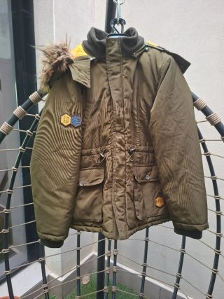 Parka de Niño Verde Oliva.Marca Pan con Chocolate