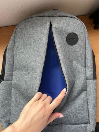 Mochila para Portátil 15,6″ Hama Gris