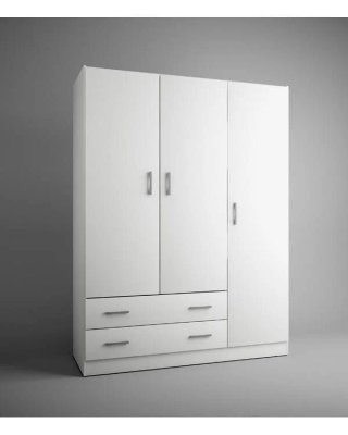 Armario de 3 puertas y 2 cajones · 150 cm