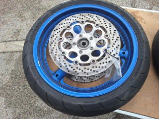 Llanta Suzuki GSX-R Azul + Discos