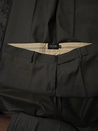 Conjunto Fato 100% Lã + Gravata Seda Sacoor