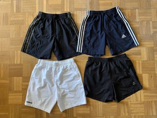 4 pantalones cortos deportivos de varias marcas