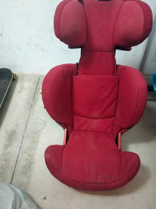 Silla de Coche Grupo 2/3 Roja con Isofix