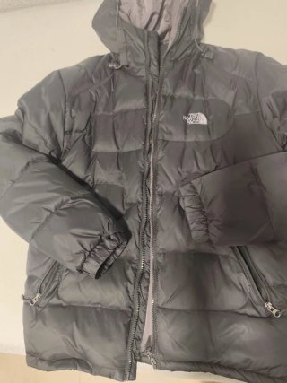 Abrigo de plumas The North Face negro