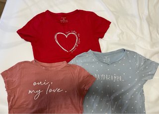 Lote 3 Camisetas Primark