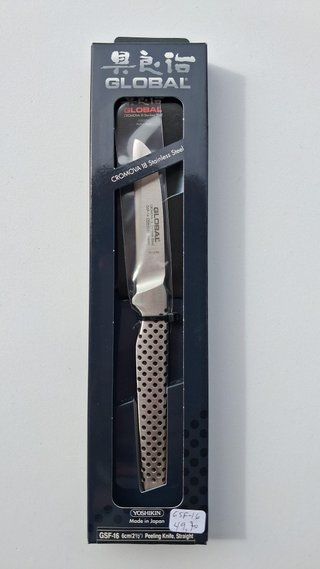 GLOBAL GSF-16 Cuchillo Pelador Recto 6cm