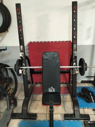 Rack para sentadillas y press
