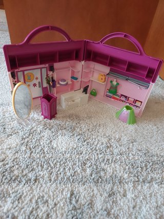 Maletín de ropa playmobil