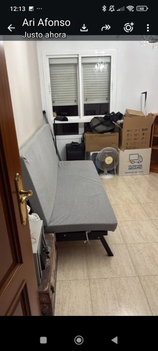 Sofá cama gris