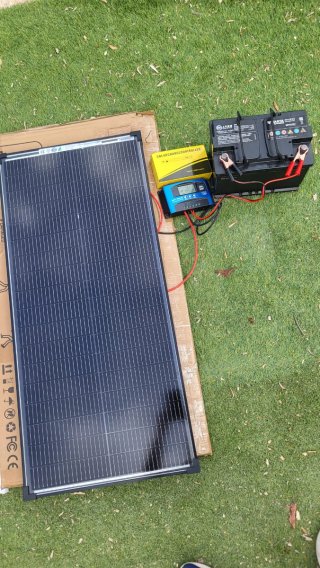 Panel solar 100w y regulador MPPT nuevo
