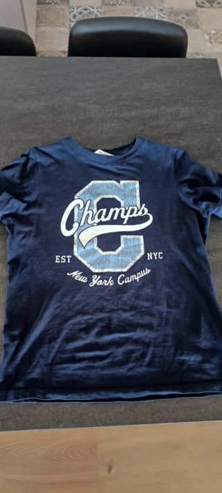 Camiseta Manga Corta Champions Azul