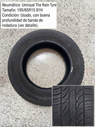 Neumático Uniroyal The Rain Tyre 195/65R15 91H