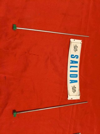 Pancarta de salida Scalextric Exin con caja