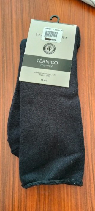Calcetines Térmicos YSA Negro Talla 41-46