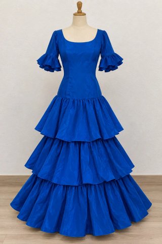 Vestido de flamenca azul
