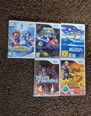 Lote de 5 Juegos para Nintendo Wii