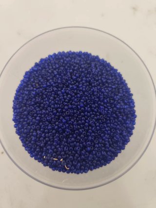 Abalorios cristal azul intenso 3mm