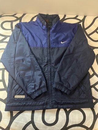 Chaqueta Nike Vintage Azul Marino y Azul Claro
