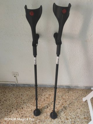 2 Muletas de mayores hasta 125kg,