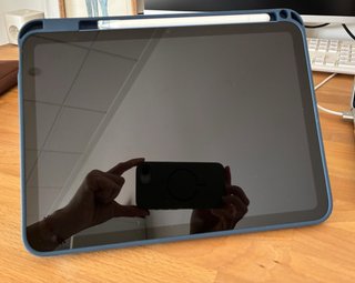 iPad A16 Azul 256 GB + Funda Apple Pencil