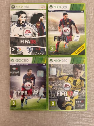 Pacchetto 4 Giochi FIFA (Xbox 360)