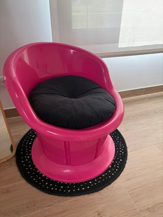 Puff Infantil Rosa Ikea