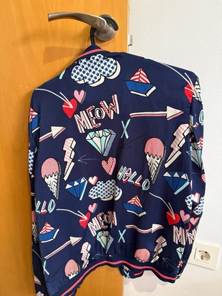Cazadora Estampada Talla M